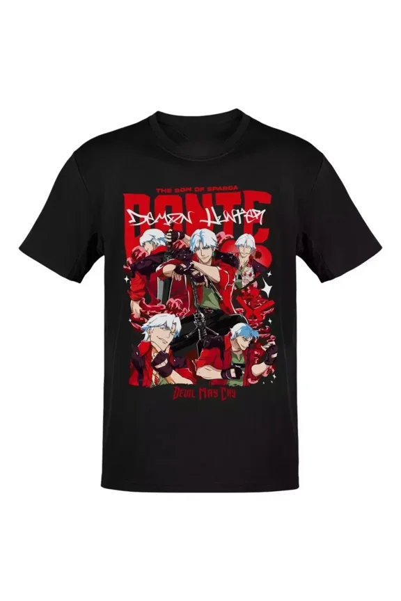 Reprint Rare Anime Devil May Cry The Son Of SpardaT Shirt Size S - 5Xl Gift For Friends