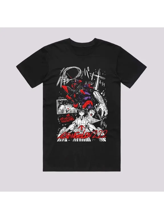 Reprint Rare Anime EVA-01 Evolution T Shirt Size S - 5Xl Gift For Friends, Kids
