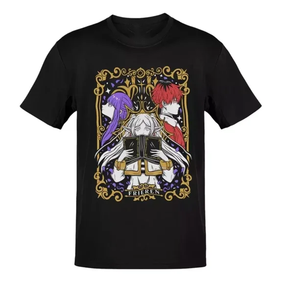 Reprint Rare Anime Frieren Fern Stark T Shirt Size S - 5Xl Gift For Friends