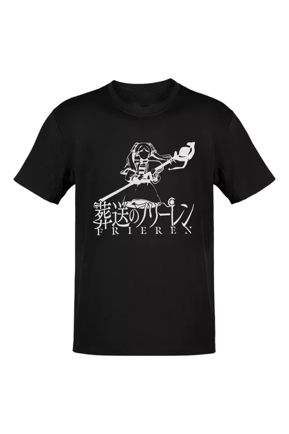 Reprint Rare Anime Frieren Panel Lines Logo T Shirt Size S - 5Xl Gift For Friends