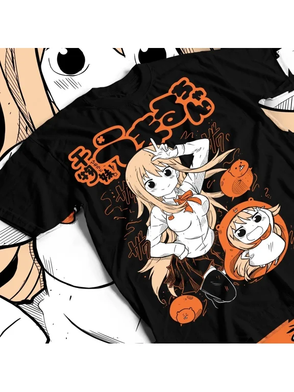 Reprint Rare Anime Girl T-shirt, Himouto Umaru-Chan, Unisex Cotton Tee, Sankakuhead, Cute