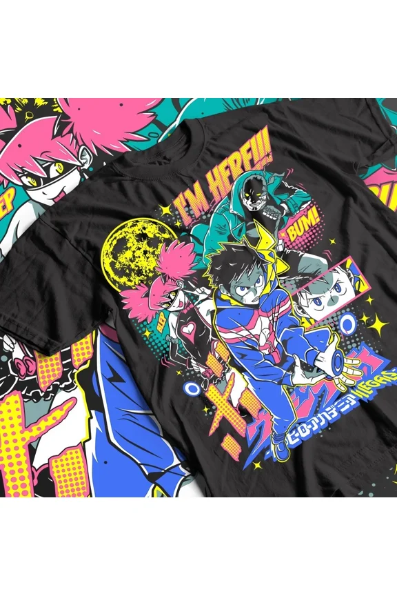 Reprint Rare Anime Graphic Tee, My Hero Academia Shirt, Gift for Anime Fans, Unisex Top,