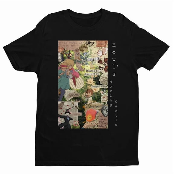Reprint Rare Anime Howls Moving Castle Hayao Miyazaki T Shirt Size S - 5Xl Gift For Friends