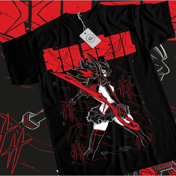 Anime Kill La Kill Ryuko Waifu Cartoon T-Shirt V4