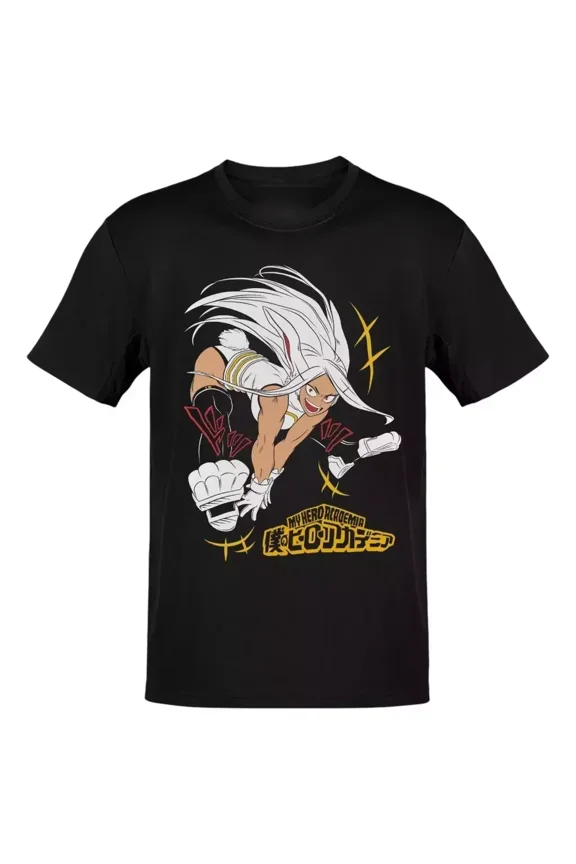 Reprint Rare Anime My Hero Academia Boku No Hero Mirko T-Shirt Size S-5XL, Gift For Friends