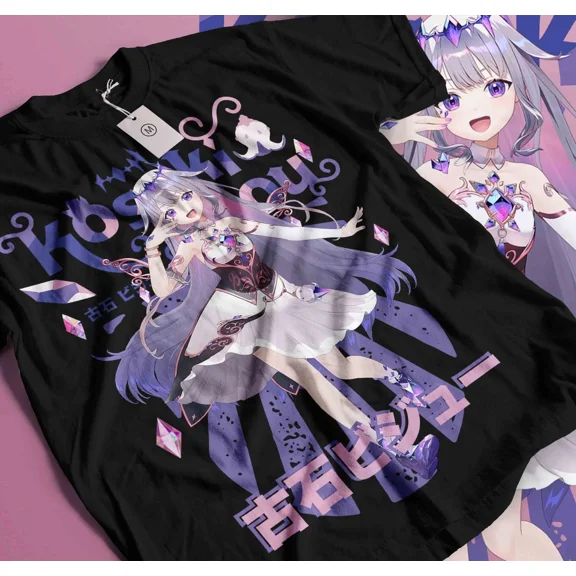 Reprint Rare Anime NYC 2025 Hololive Meet Tshirt Black Shirt Best anime Manga Gift shirt 567