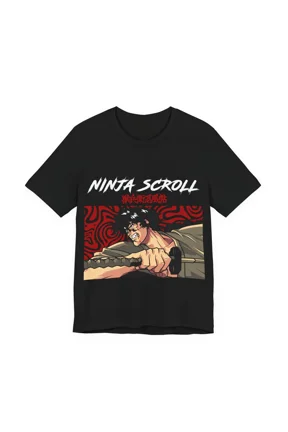 Reprint Rare Anime Ninja Scroll Jubei Kibagami Ronin T Shirt Size S - 5Xl Gift For Friends