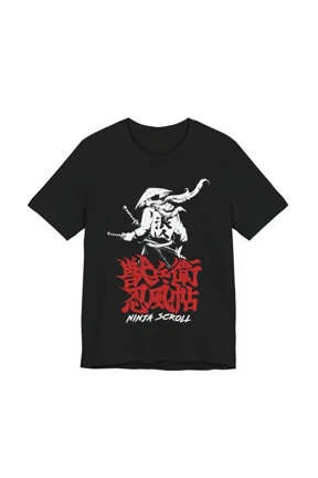 Reprint Rare Anime Ninja Scroll Jubei Kibagami Wanderer T Shirt Size S - 5Xl Gift For Friends