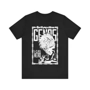 Reprint Rare Anime One Punch Man Genos S-Class T Shirt Size S - 5Xl BLACK Size S - 5XL