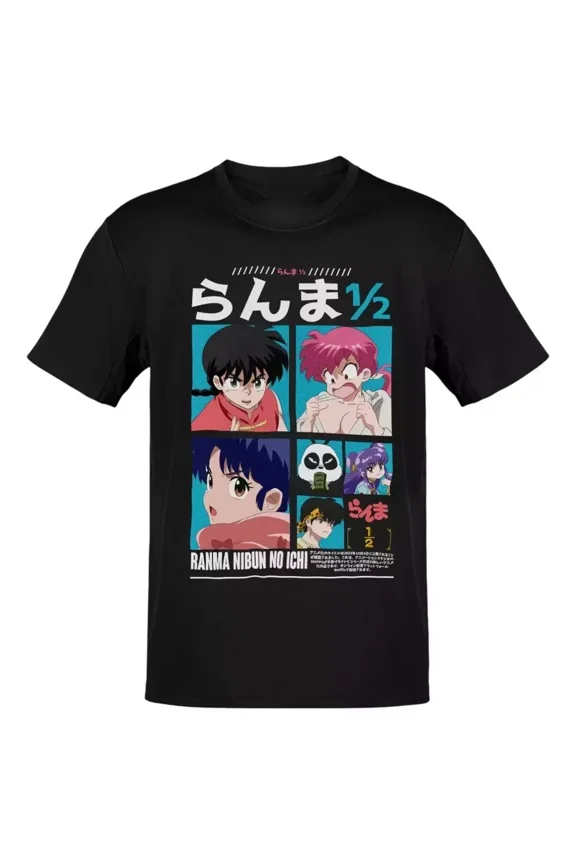 Reprint Rare Anime Ranma 1/2 Ranma Akane Genma Shampoo T-Shirt Size S-5XL, Gift For Friends