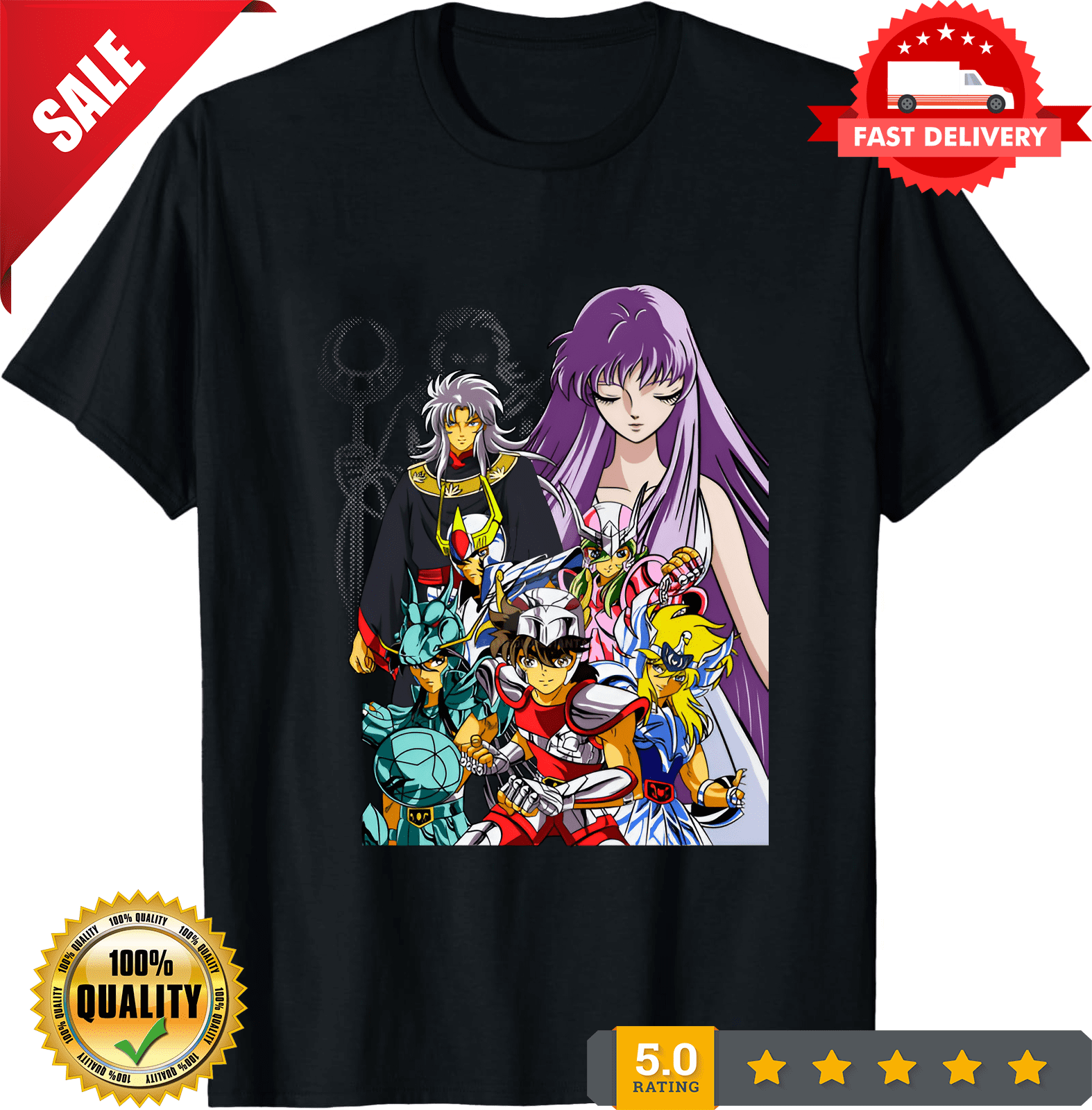 Reprint Rare Anime Saint Seiya Knights Of The Zodiac Hyoga Ikki Horror ...