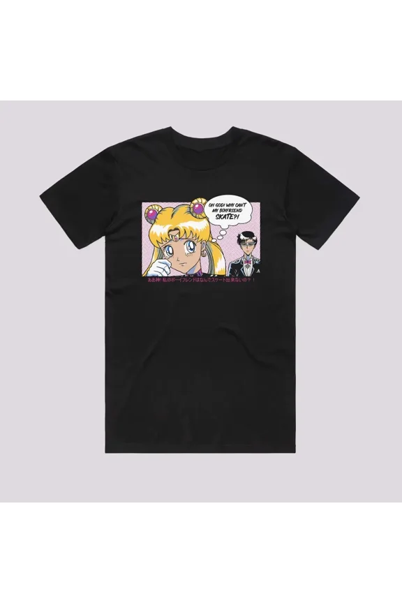 Reprint Rare Anime Skate Boyfriend T-Shirt Size S-5XL, Gift For Friends, For Kids