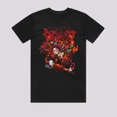 thumbnail image 1 of Reprint Rare Anime Tanjiro Fire Breathing T-Shirt Size S-5XL, Gift For Friends, For Kids, 1 of 2