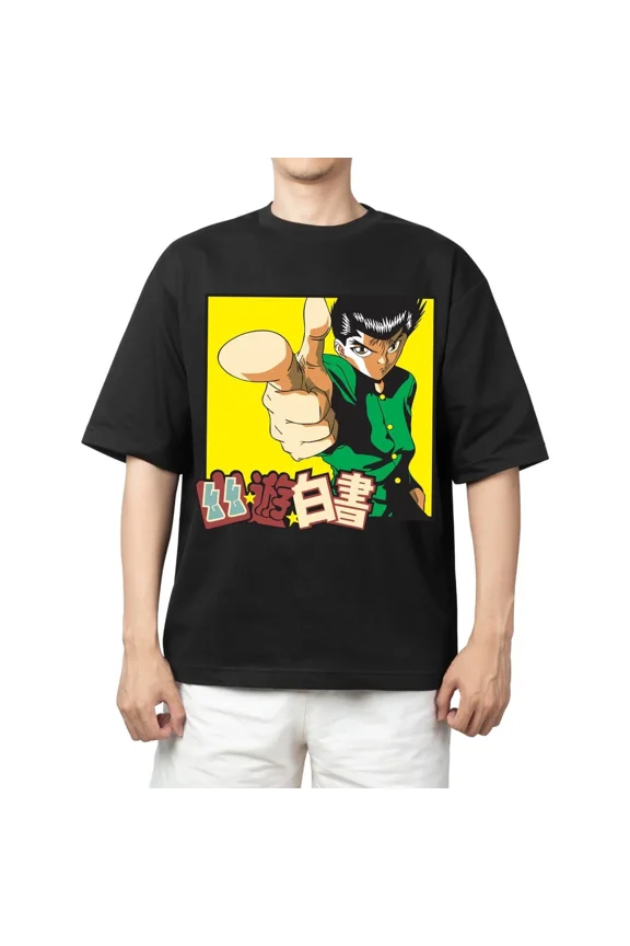 Reprint Rare Anime Yu Yu Hakusho Urameshi Yusuke T Shirt Size S - 5Xl Gift For Friends