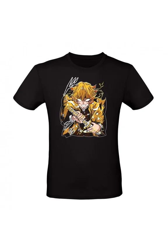 Reprint Rare Anime Zenitsu Agatsuma Thunderclap And Fla T Shirt Size S - 5Xl Gift For Friends