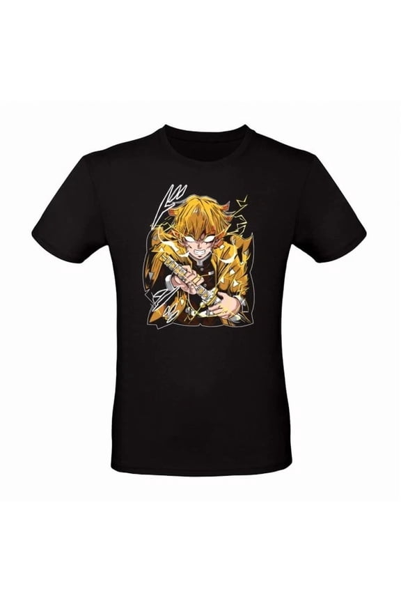 Reprint Rare Anime Zenitsu Agatsuma Thunderclap T-Shirt Size S-5XL, Gift For Friends