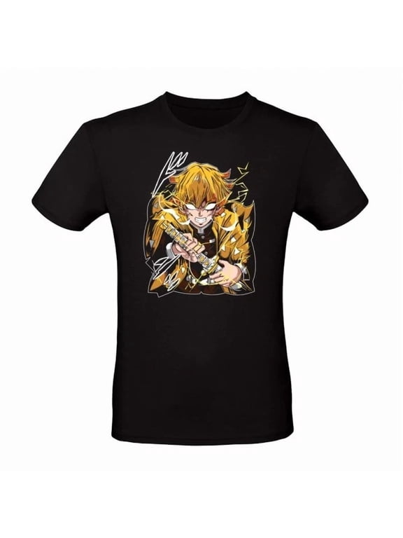 Reprint Rare Anime Zenitsu Agatsuma Thunderclap T-Shirt Size S-5XL, Gift For Friends