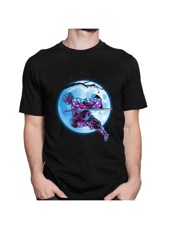 Reprint Rare Anime Zenitsu Under The Moon T-Shirt Size S-5XL, Gift For Friends