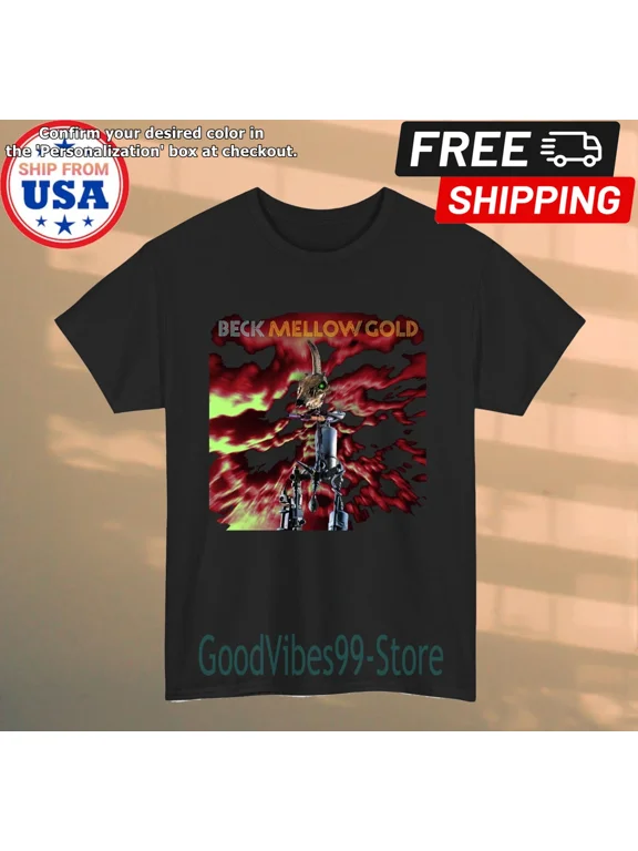 Reprint Rare BECK Mellow Gold Men's Black Size S-5XL