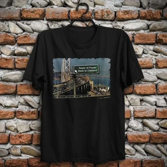 Reprint Rare Back to OakLand 1974 - Tower of Power Lenny Williams T-shirt