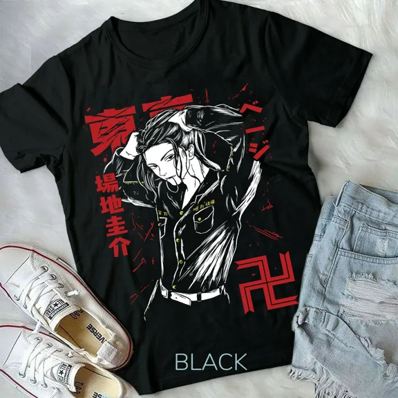 Reprint Rare Baji Keisuke t-shirt draken,revengers,takemichi hanagaki,manjiro sano shirt