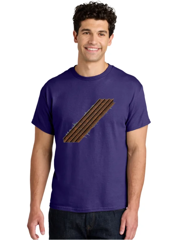Reprint Rare Barbed-Wire Mens Graphic Tee, 100% Cotton, Casual Summer Wear