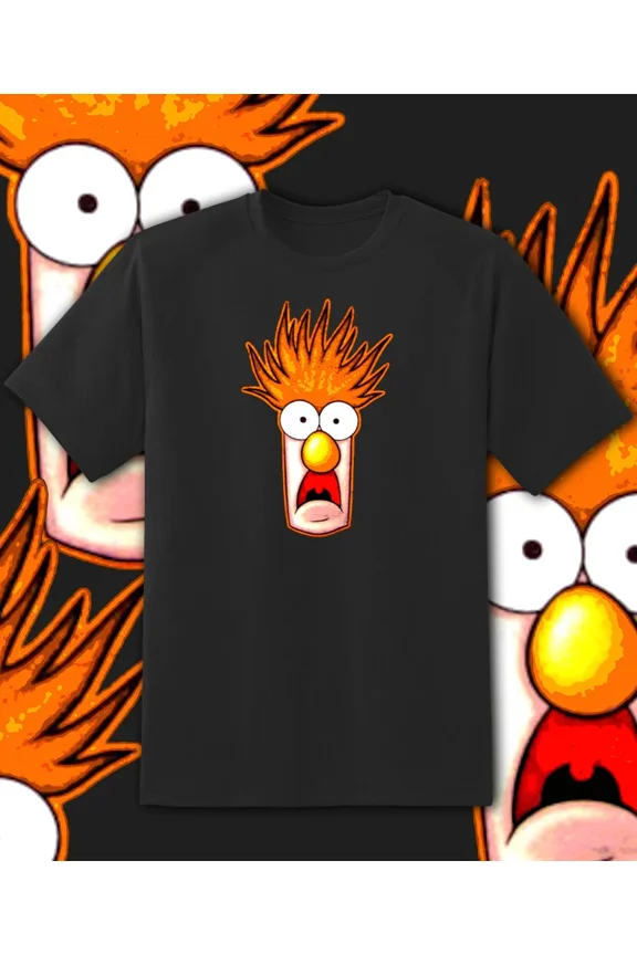 Reprint Rare Beaker The Muppets Big face T Shirt Youth M - Adult 6XL Fast Ship!