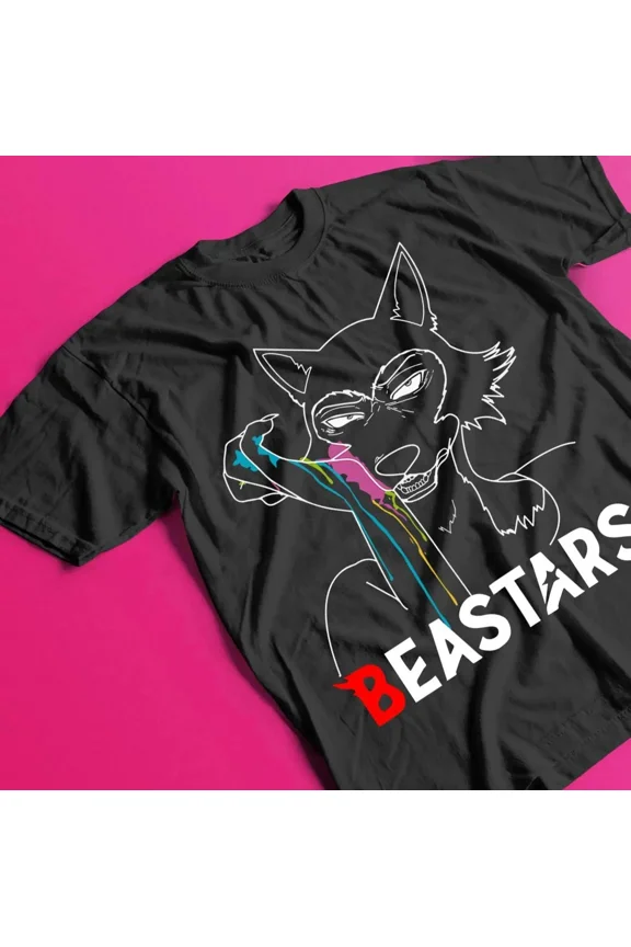 Reprint Rare Beastars Legoshi Beastars T-Shirt Girl Anime Japanaise Style Gift Shirt All Size