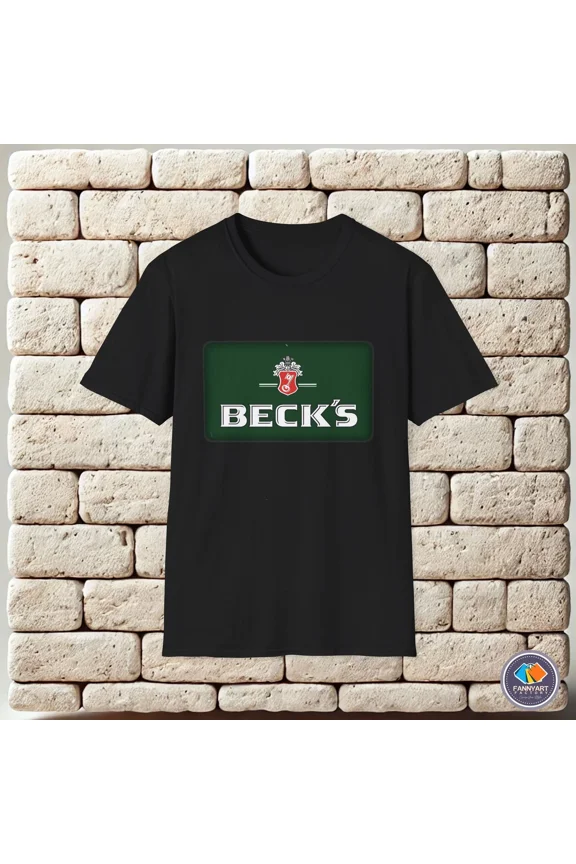 Reprint Rare Beck's Logo Unisex T-Shirt