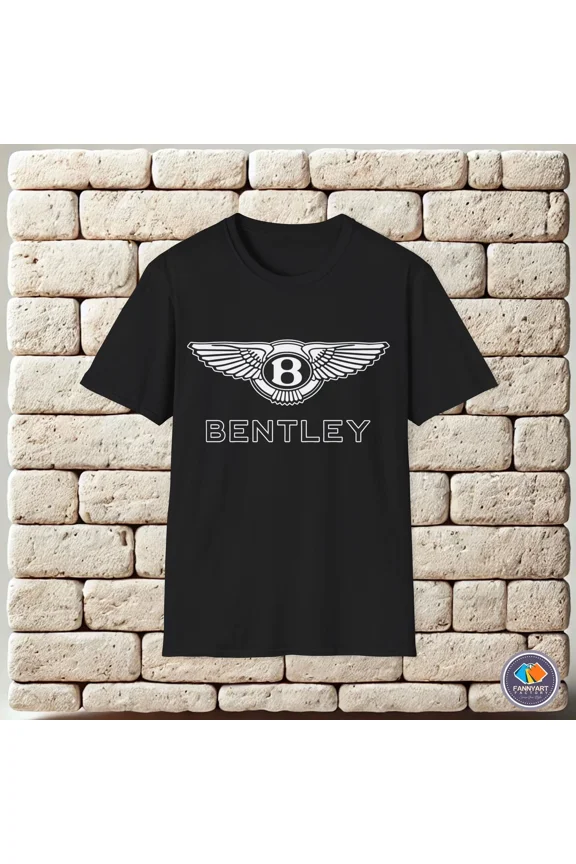 Reprint Rare Bentley Logo Luxury British Car Automotive Emblem Unisex T-Shirt