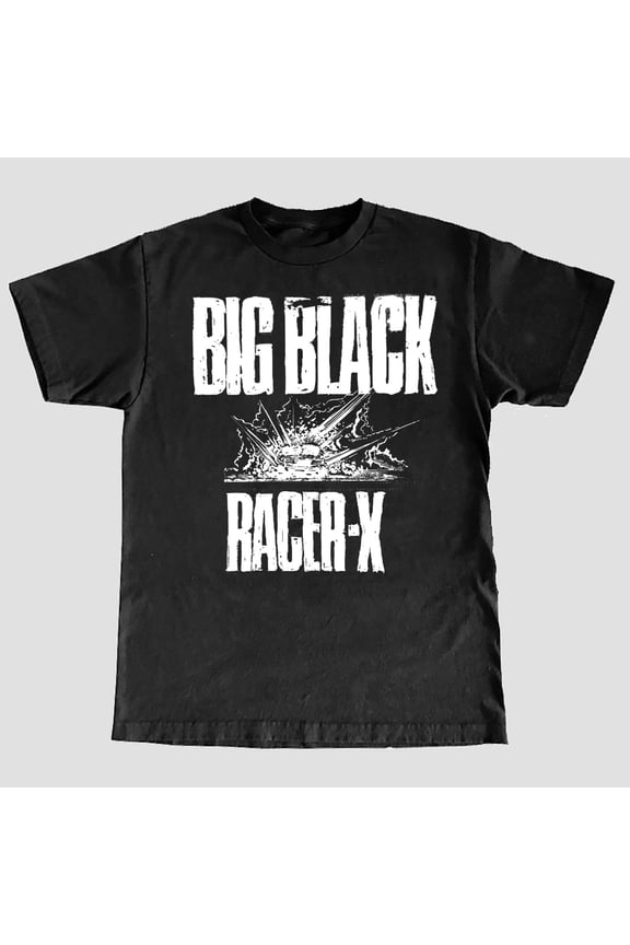 Reprint Rare Big Black 'Racer X' T-Shirt