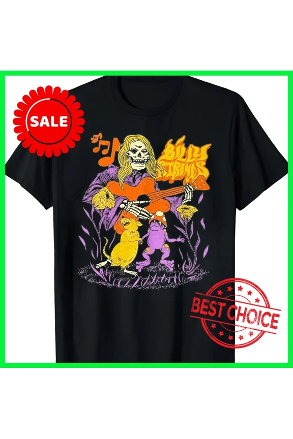 Reprint Rare Billy Strings vintage Black Short Sleevee Cotton T-shirt S-5XL MNP489