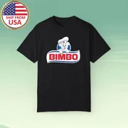 Reprint Rare Bimbo Bread Retro Men's Black Size S-5XL