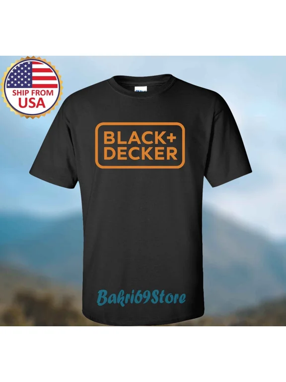 Reprint Rare Black and Decker Men's Black Size S-5XL