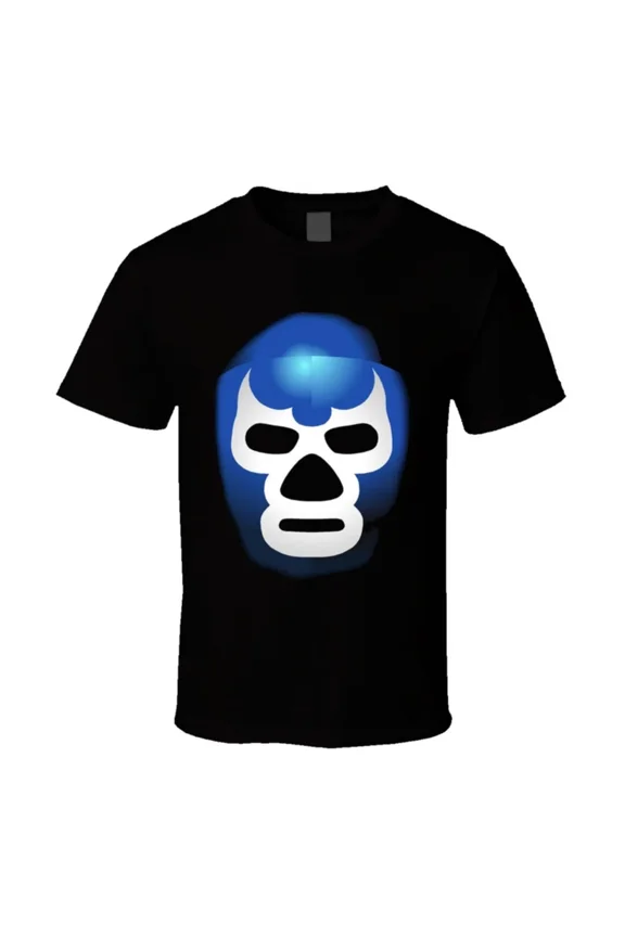 Reprint Rare Blue Demon Mexican Wrestling T Shirt