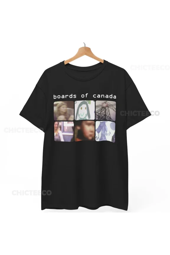 Reprint Rare Boards Of Canada Beautiful Place Electronic Ambient IDM Music Unisex Tee