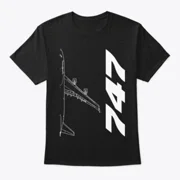 Reprint Rare Boeing 747 T-Shirt Made in the USA Size S to 5XL