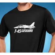 Reprint Rare Boeing T45 T-45 Goshawk Trainer Classic Outline Design Tshirt NEW