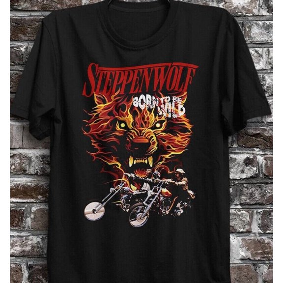 Reprint Rare Born To Be Will Steppenwolf Band Shirt Black Unisex Size S-5XL 1V0150