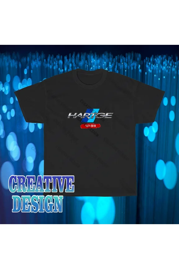 Reprint Rare Brand New Hartge Racing Logo T-Shirt Funny USA Size S to 5XL