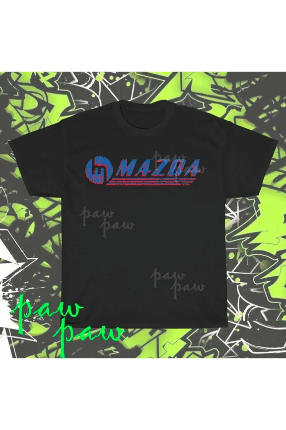 Reprint Rare Brand New Mazda Classic Active logo American T-Shirt Funny Size S to 5XL