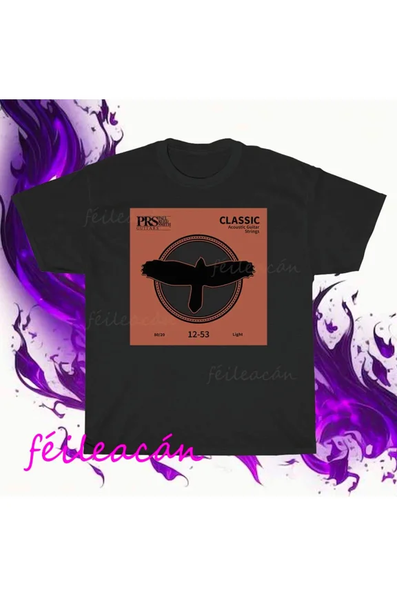 Reprint Rare Brand New Paul Reed Smith Guitars Symbol American T-Shirt Funny Size S to 5XL
