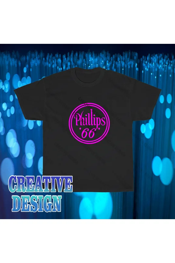 Reprint Rare Brand New Phillips 66 Logo T-Shirt Funny Size S to 5XL