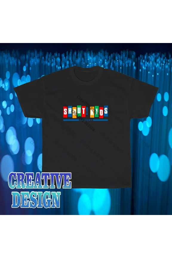 Reprint Rare Brand New Shout Factory Logo T-Shirt Funny Size S to 5XL