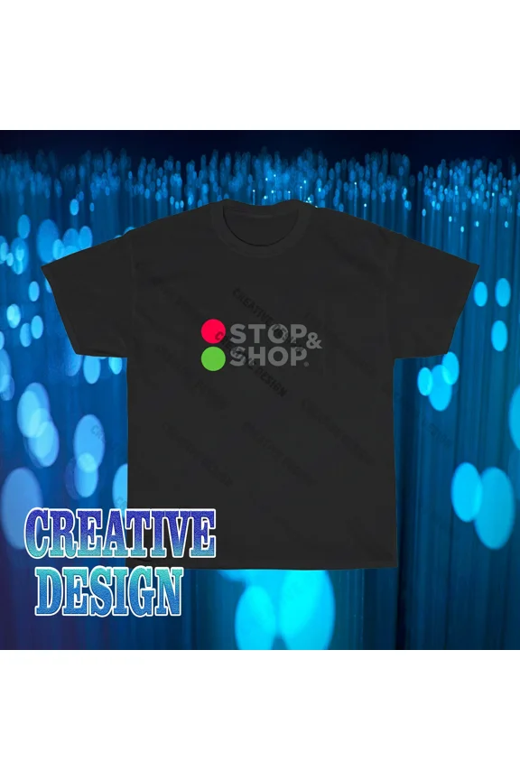 Reprint Rare Brand New Stop & Shop Supermarket men's logo T-Shirt Funny Size S to 5XL