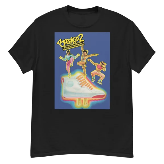 Reprint Rare Breakin’ 2 Electric Boogaloo cult hip-hop film fan art t-shirt
