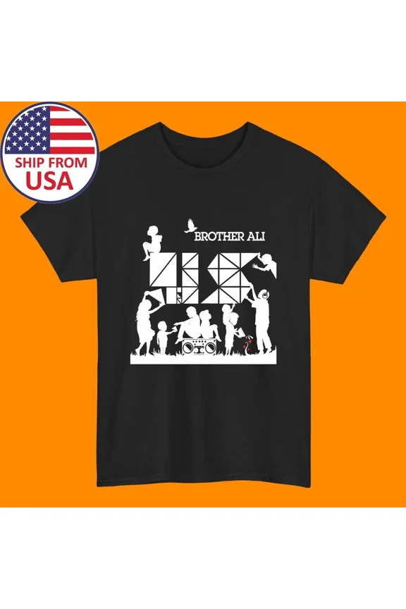 Reprint Rare Brother Ali Us Men's Black Size S-5XL