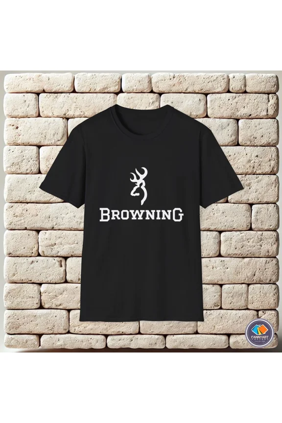 Reprint Rare Browning Buckmark Deer Logo Unisex T-Shirt