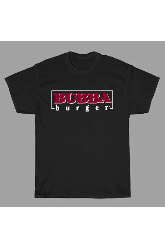 Reprint Rare Bubba Burger Men's Black Size S to 3XL