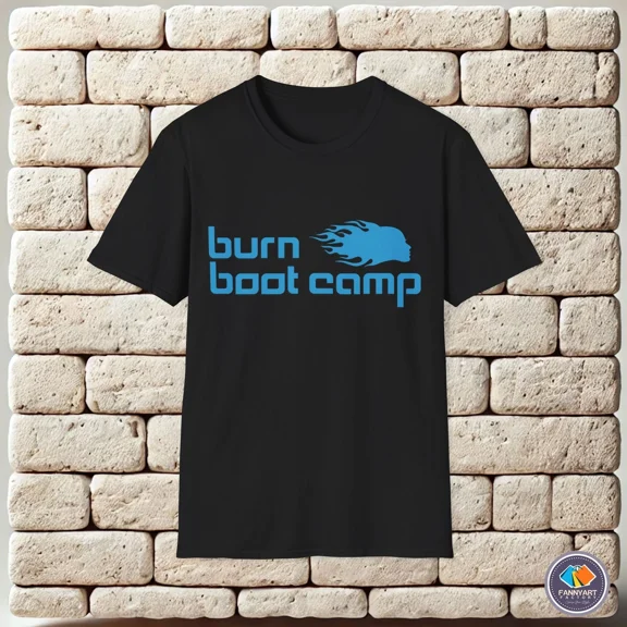 Reprint Rare Burn Boot Camp Franchise Logo Unisex T-Shirt